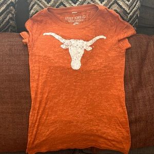 Step Ahead Sportswear Orange shirt size small